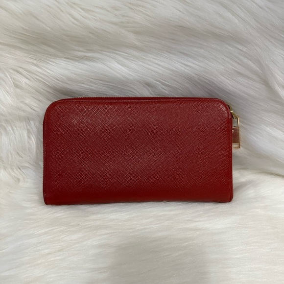 Authentic Prada Continental Wallet Red - Picture 2 of 11